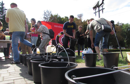 Полтава прийняла виклик від Львова «Ice Bucket Challenge»