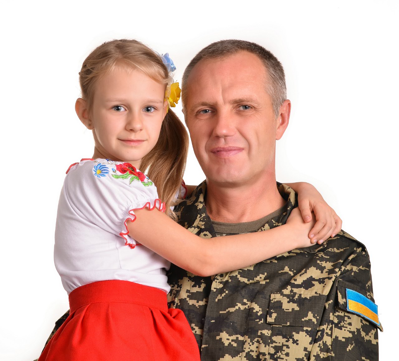 Сергей Бульбаха с дочерью Таней