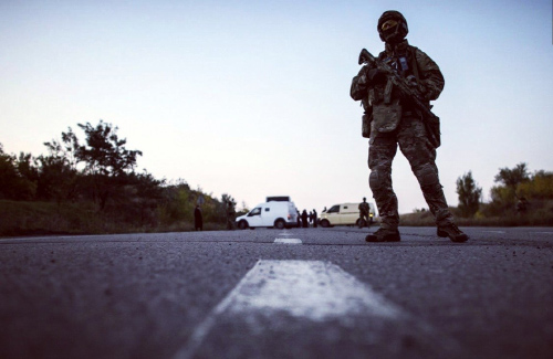 Українські військові у зоні АТО