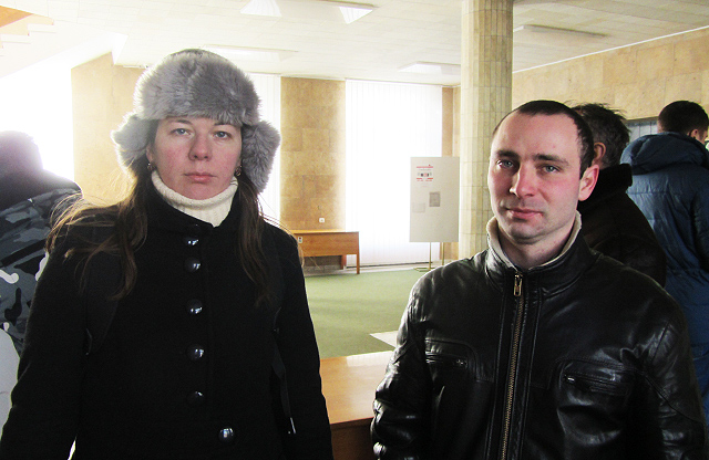 Рената Кириченко із представником Іваном Сватенком
