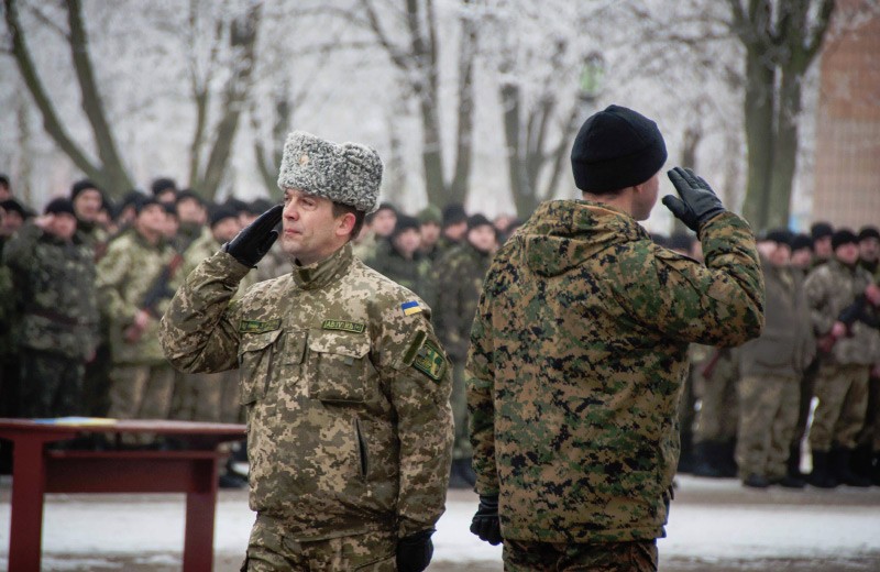 Полтавські військові зв’язківці прийняли присягу на вірність Україні