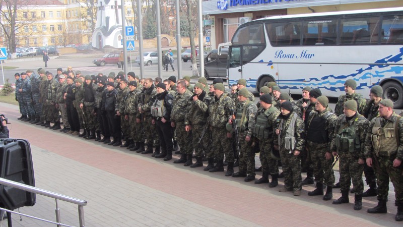 Бійці міліцейського батальйону «Полтава» та роти «Кременчук»