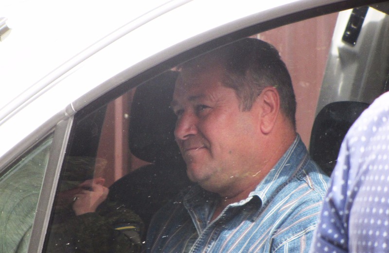 Виктор Передерий во время задержания