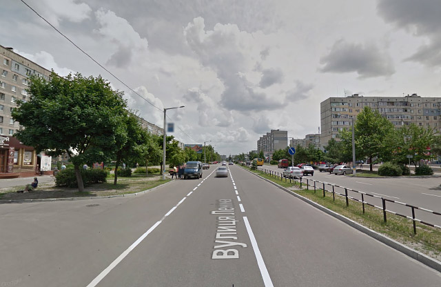 Вулиця Леніна у Комсомольську