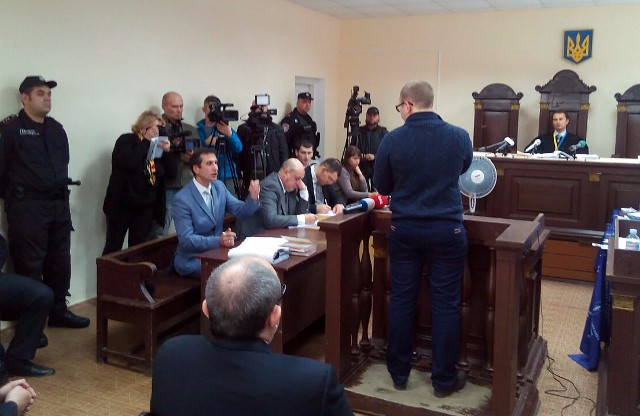 Александр Кутянин в зале суда