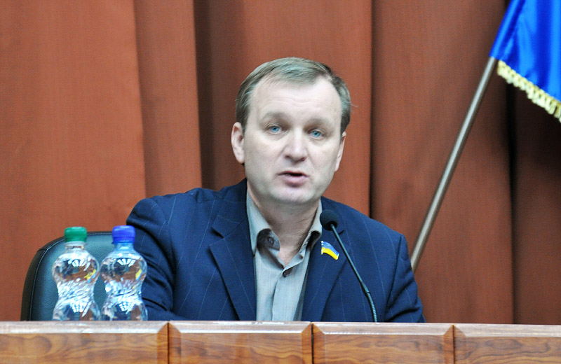 Сергій Соловей, голова фракції партії «УКРОП» в Полтавській облраді