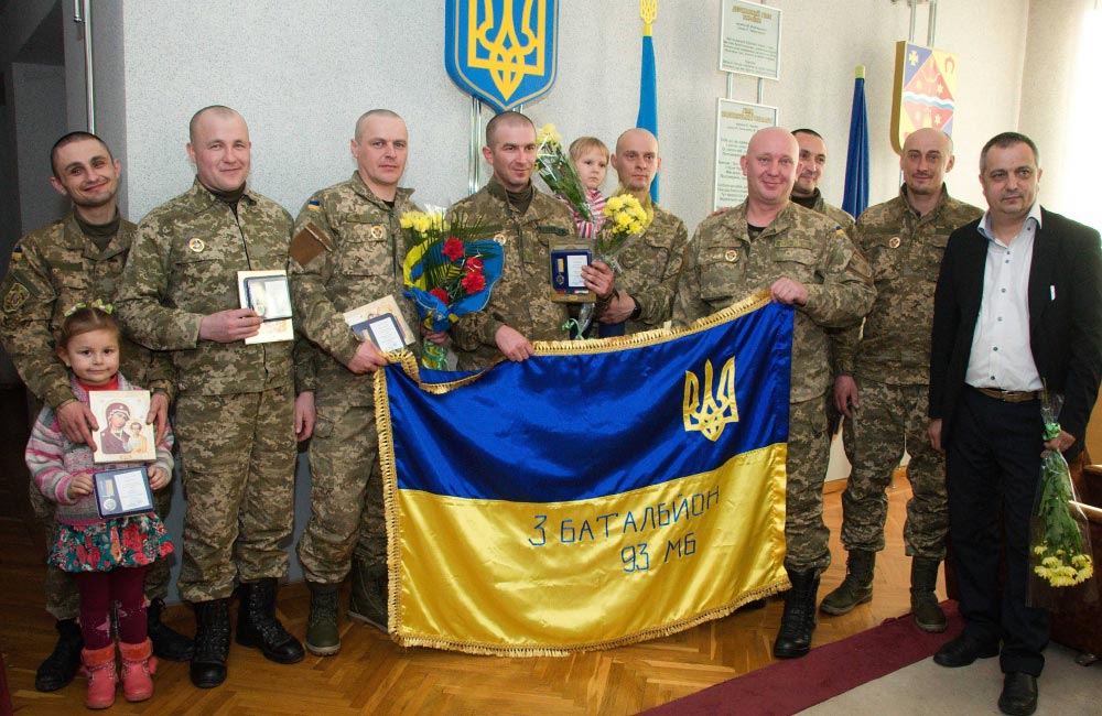 Нагороджені бійці 3-го батальйону 93 окремої механізованої бригади ЗСУ