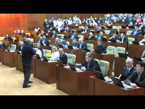 Зрив роботи сесії Полтавської обласної ради (2016.03.04)