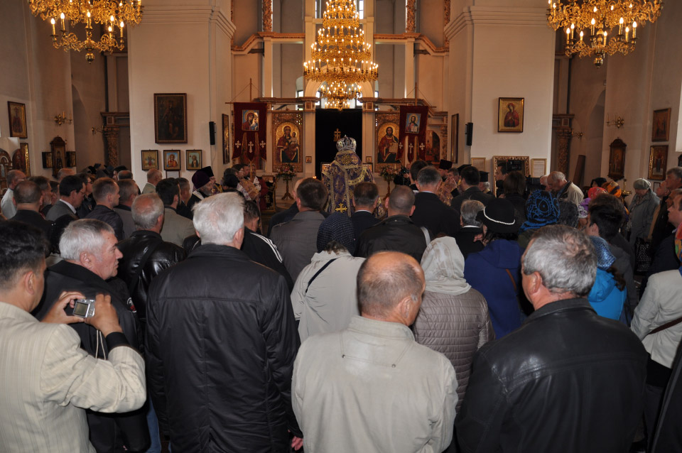 Поминальне богослужіння в соборі за загиблими
внаслідок аварії на Чорнобильській АЕС.
