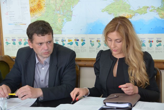 Директора Департаменту економічного розвитку Інна Іщенко(праворуч)