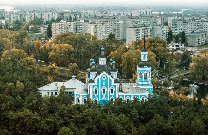 Свято-Миколаївський собор у Горішніх Плавнях (Комсомольську)