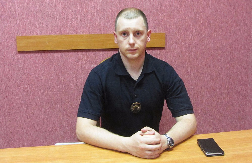 Заступник командира батальйону управління патрульної поліції Полтави Павло Пипенко