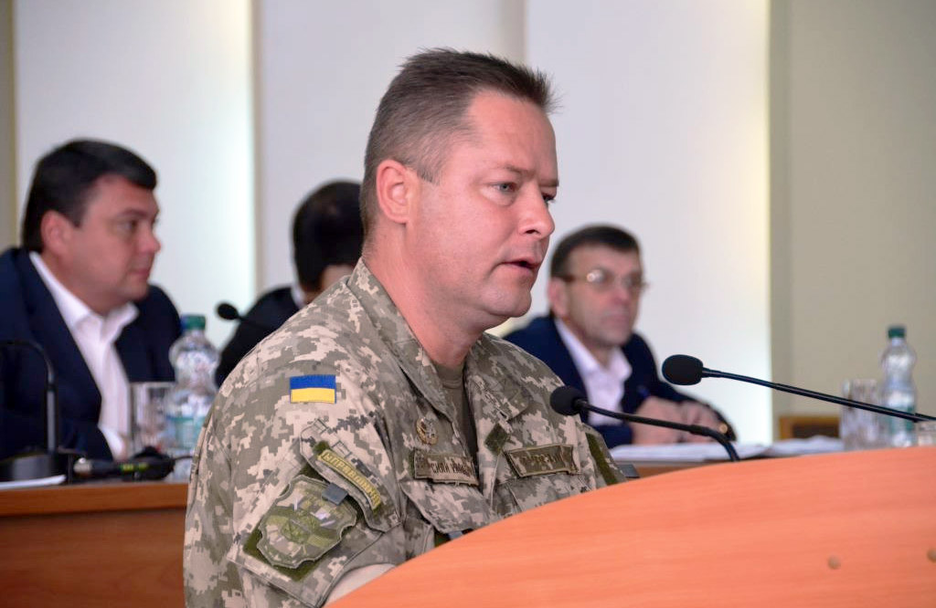Полковник Дмитро Губський, військовий комісар Полтавського обласного військового комісаріату