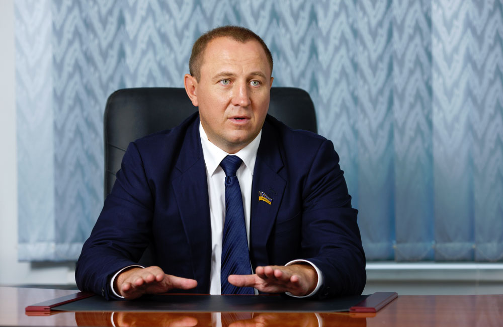 Олег Сазонов, голова Полтавської регіональної організації «Опозиційного блоку»