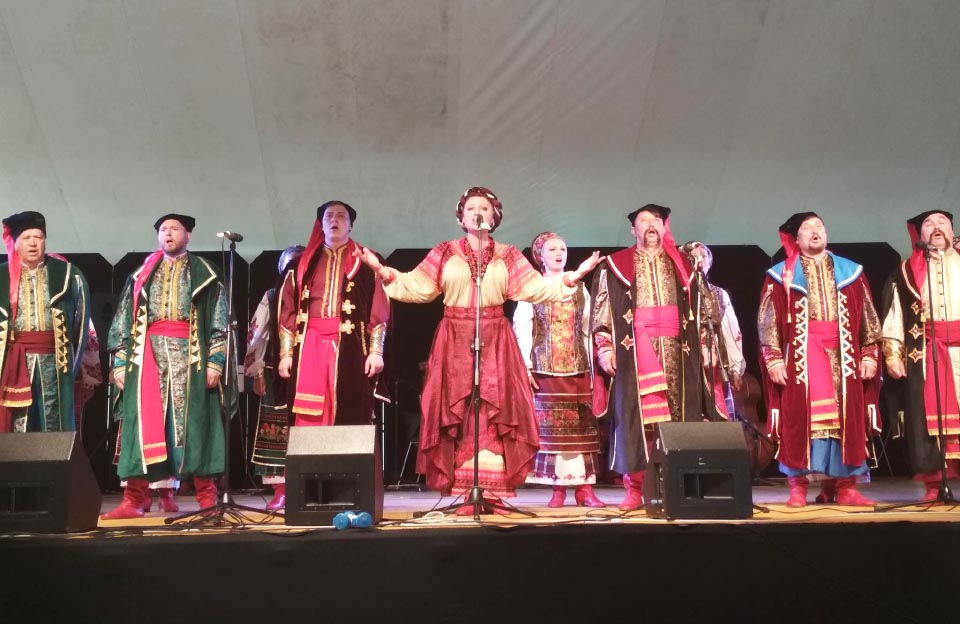 Виступ пісенно-танцювального ансамблю Полтава на фестивалі у Джавера-дель-Монтелло