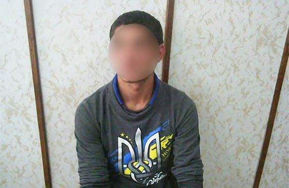 19-річний Владислав Кедик після затримання у вересні 2016 року