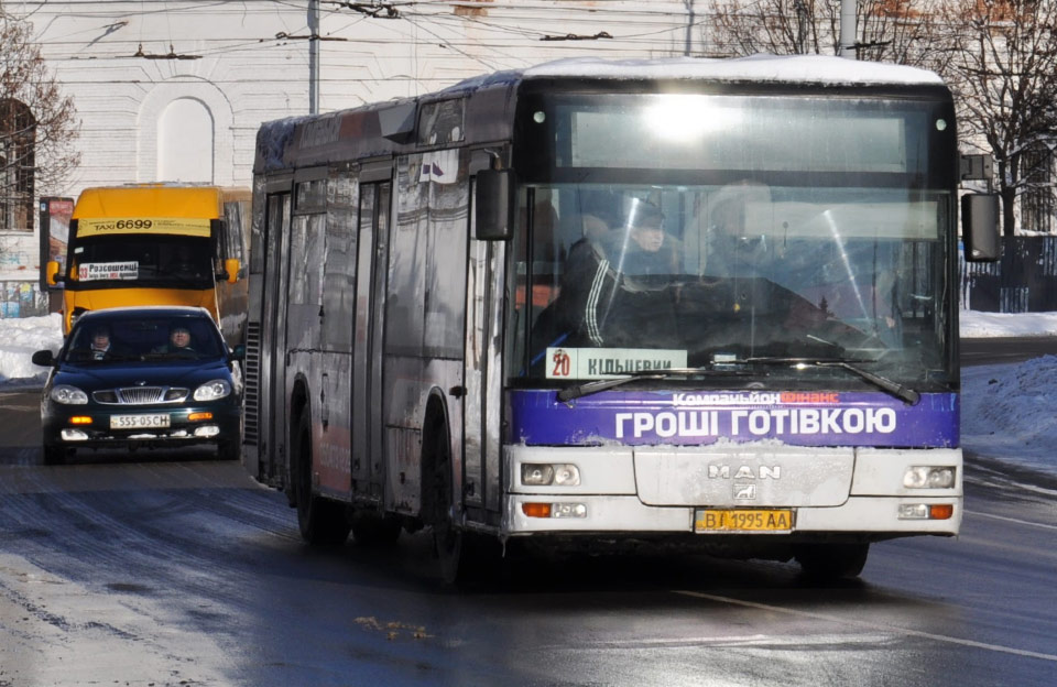Автобус «Євробус Полтава» на «кільцевому» маршруті