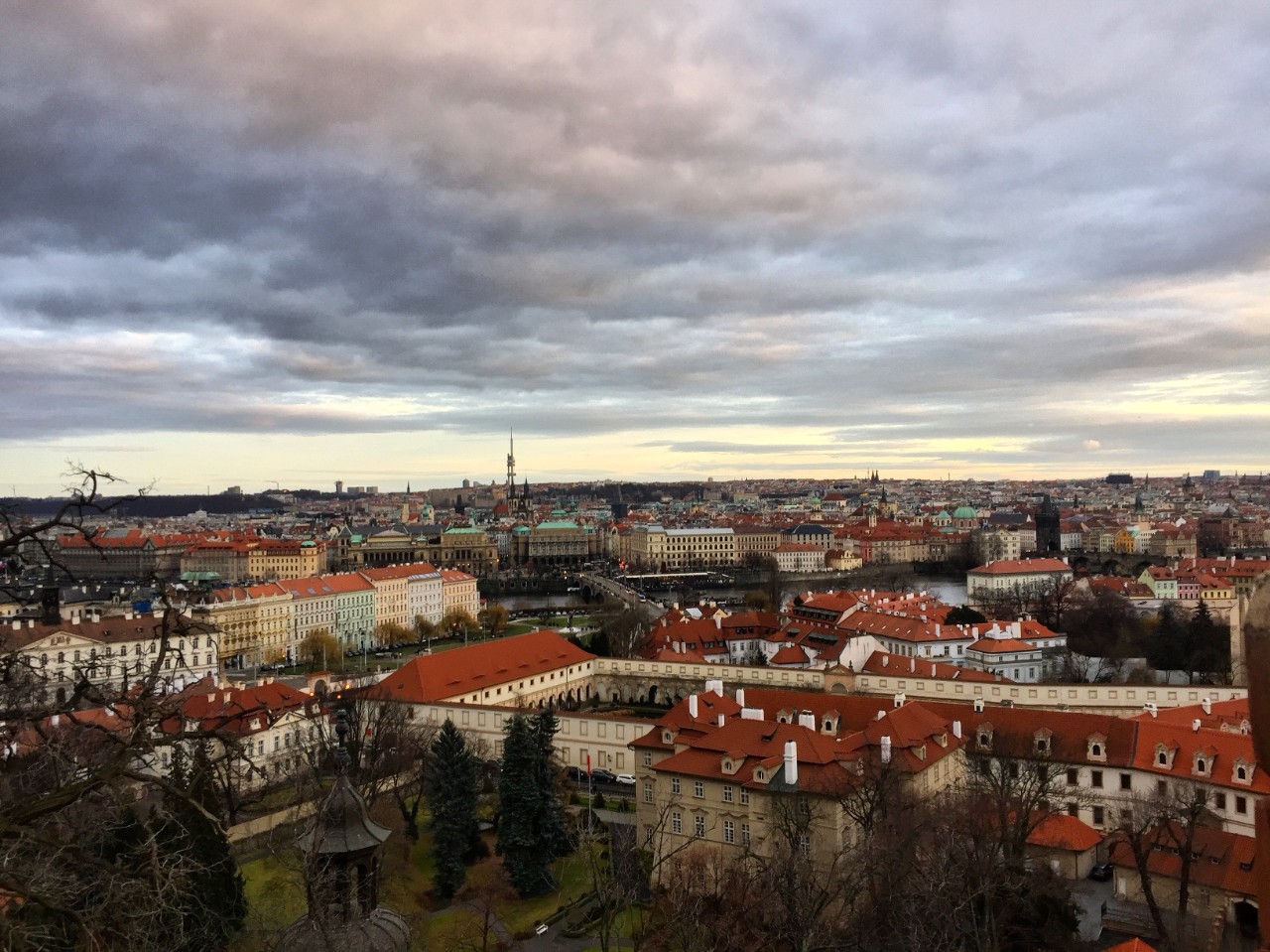 Оглядовий майданчик з виглядом на центр Праги