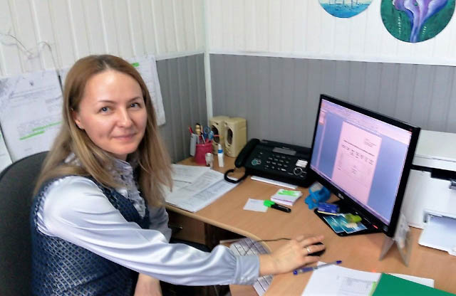 Спеціаліст відділу іхтіології та регулювання рибальства Олена Качко