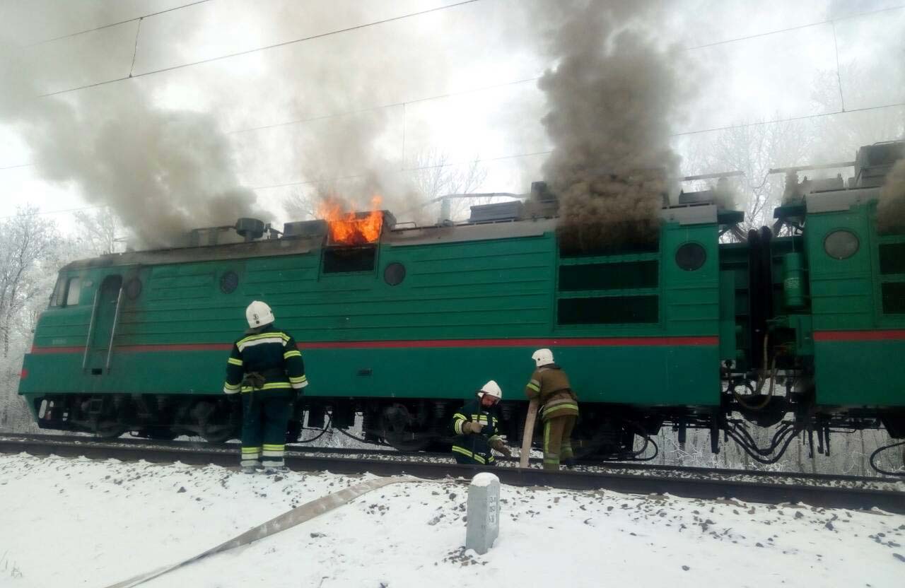 Пожежа у потязі 2160 на перегоні Свинківка — Божкове