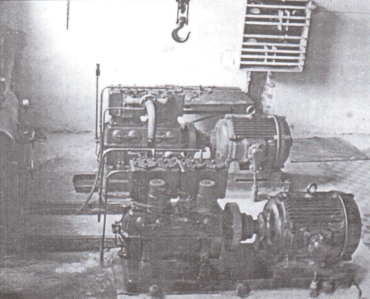 Дизель-генератор станції II підйому водозабору №1, 1947 рік