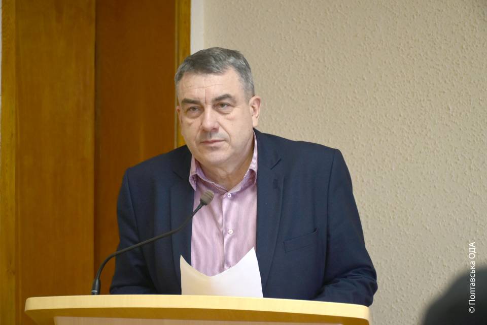 Начальник управління інфраструктури та туризму Полтавської ОДА Юрій Кривошеєв