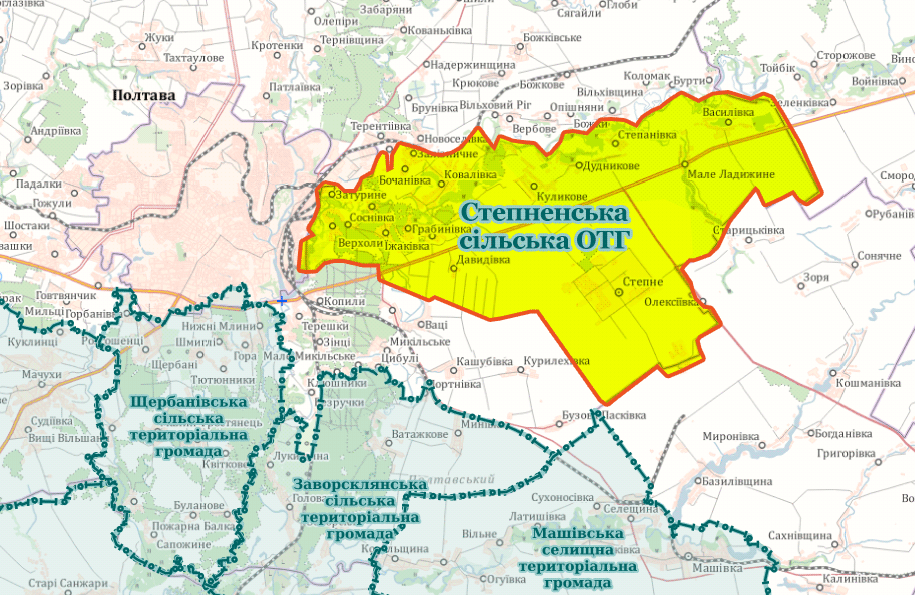 До 16 січня Коломацьку та Василівську сільради планували об’єднати з Ковалівською та Степненською в рамках Степненської ОТГ