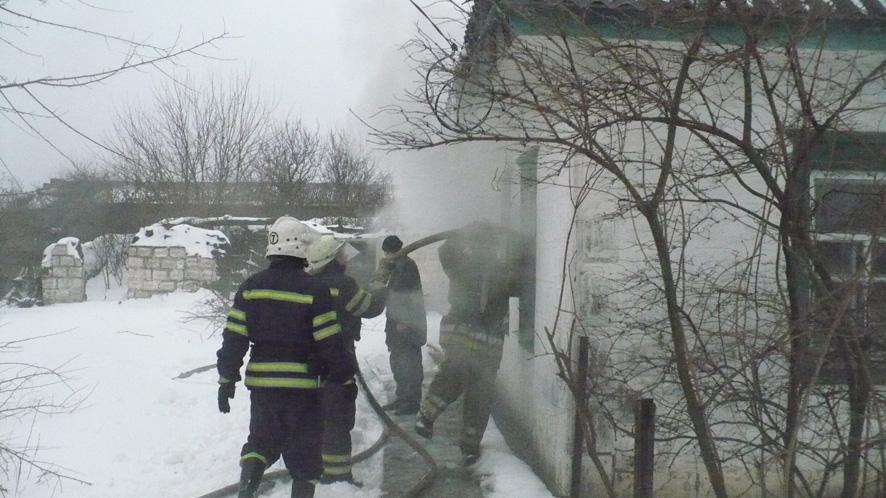 Пожежа у селі Вільховатка