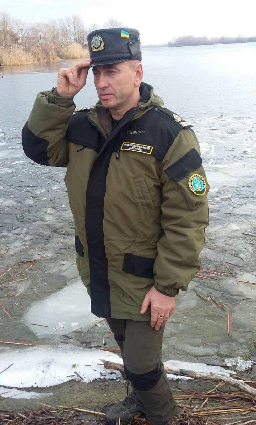 Заступник начальника управління - начальник рибоохоронного патруля № 1 Юрій Антоненко в новій формі