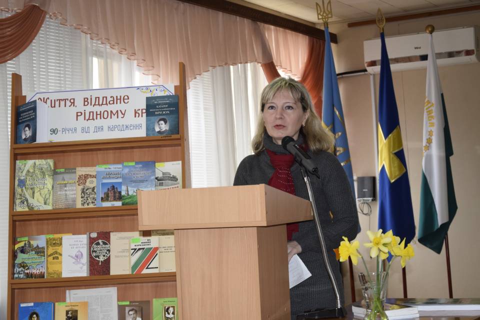 З вітальною промовою виступила Людмила Власенко, заступник директора з інформаційних технологій бібліотеки