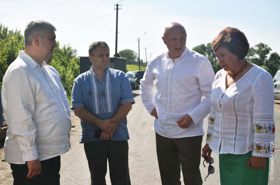 Валерій Головко з депутатами та головою Лубенської РДА Тетяною Качаненко