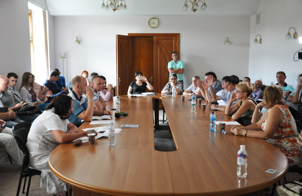 Засідання Полтавської виборчої комісії у старому складі