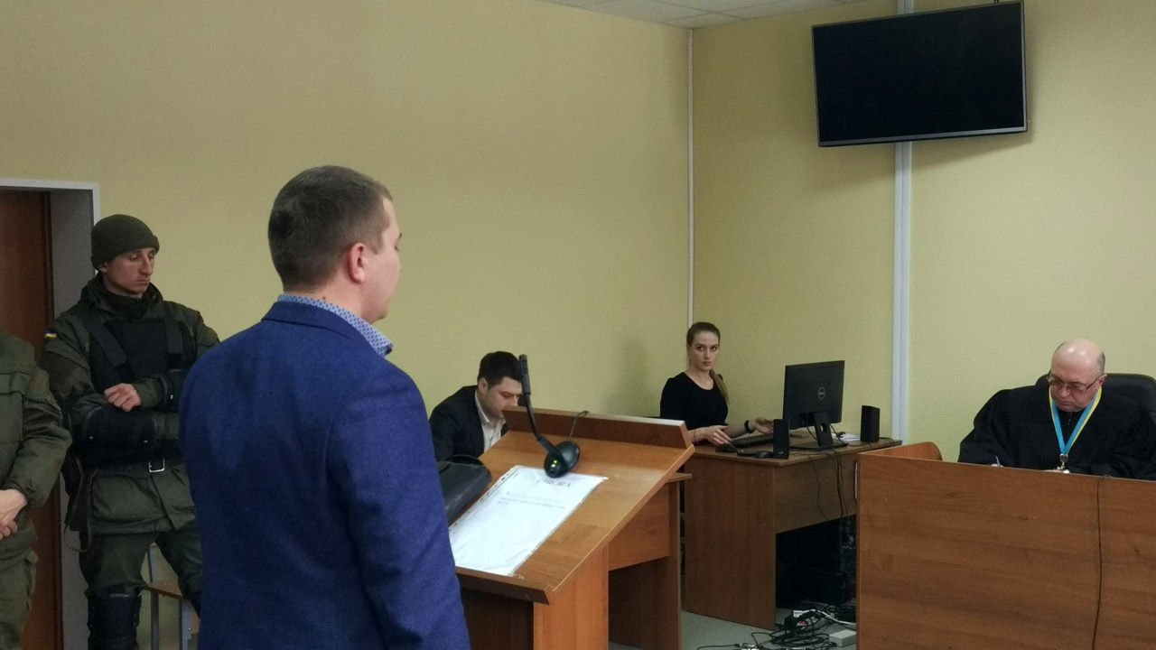 Ілля Тищенко дає покази в суді