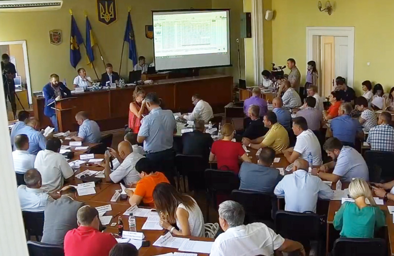 Виїзне засідання 21-ї позачергової сесії Полтавської обласної ради у Карлівці