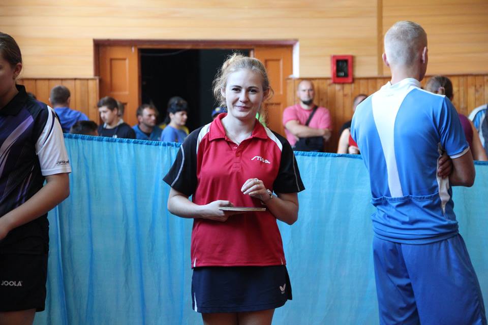 Аліна Шкарбан — 1 місце з настільного тенісу