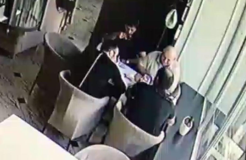 Камери відеоспостреження лубенського кафе зафіксували нападників