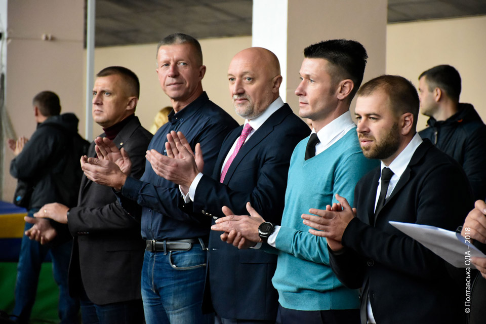 Олександр Буцький, Геннадій Коваленко, Валерій Головко та інші гості вітають юних спортсменів