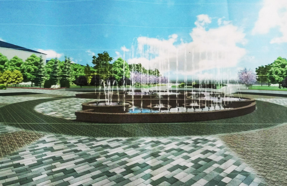 Ескіз проекту капремонту парку «Незалежності» біля стадіону «Ворскла»