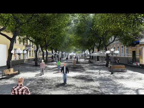 Полтава 2030: проект реконструкції вулиці Соборності