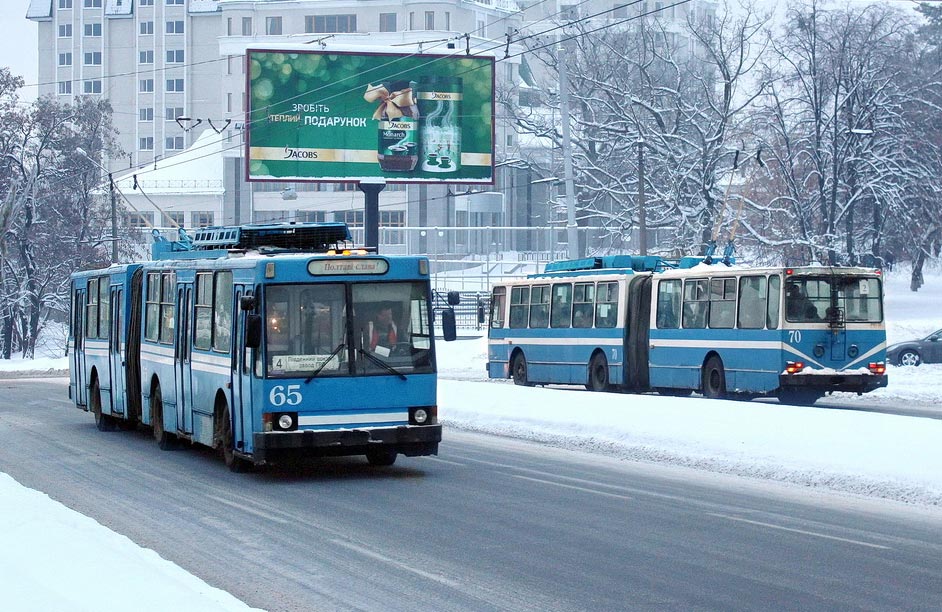 Тролейбус ЮМЗ Т1 № 70 переобладнали у 2018 році, № 65 — переобладнають у 2019