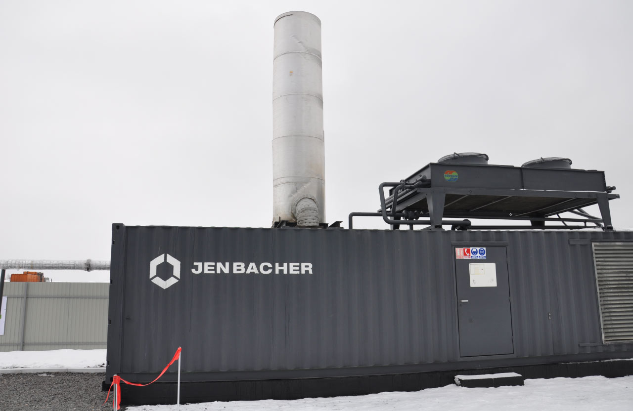 Газогенераторна установка австрійської компанії GE Jenbacher