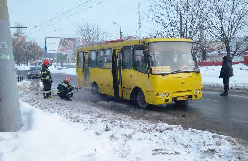 Пожежа в автобусі Богдан А-09202