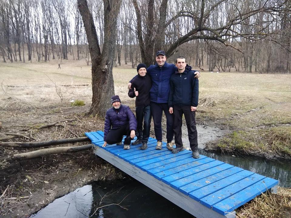 а так мы тестировали мост и "пиарились" ))