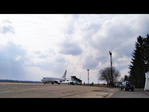 Виліт Boeing 737-400 з міжнародного аеропорту «Полтава»