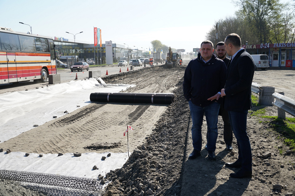 Тимофій Голбан перевірив хід відновлення дороги М-03 Київ — Харків у межах Полтави