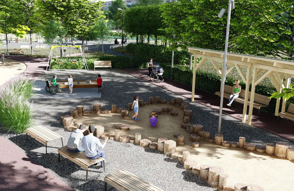 Ескіз проекту оновлення парку на Браїлках