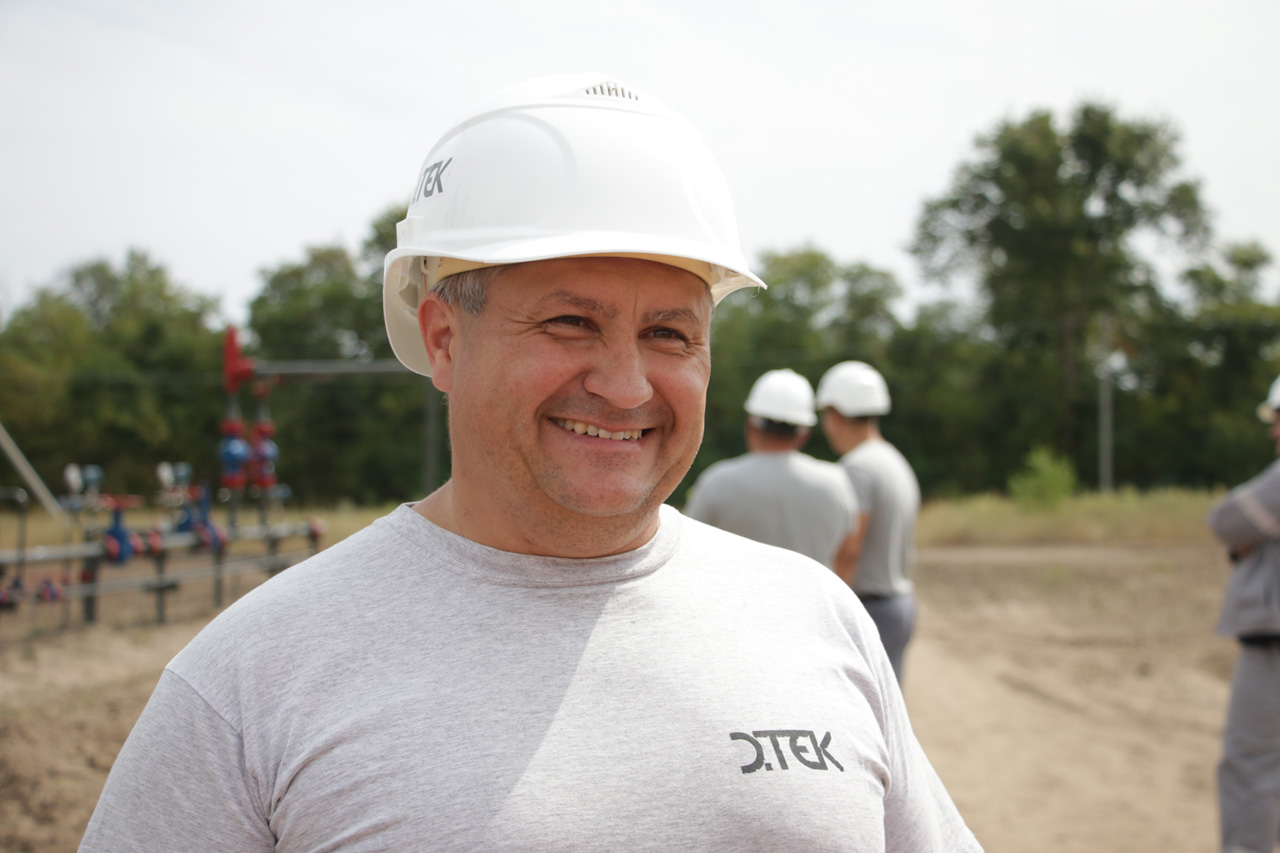 Олександр Фесак -начальник цеху по видобутку газу i газового конденсату