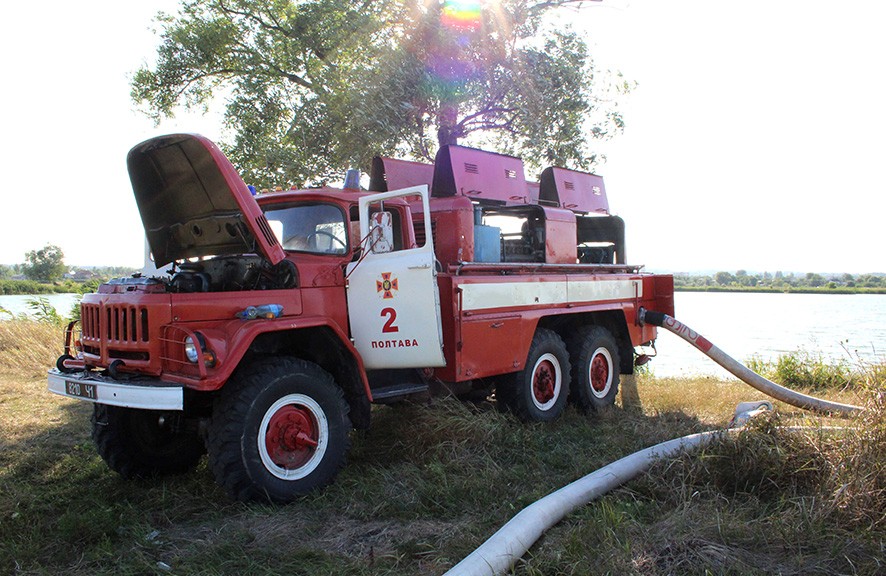 Пожежно-насосна станція полтавських рятувальників