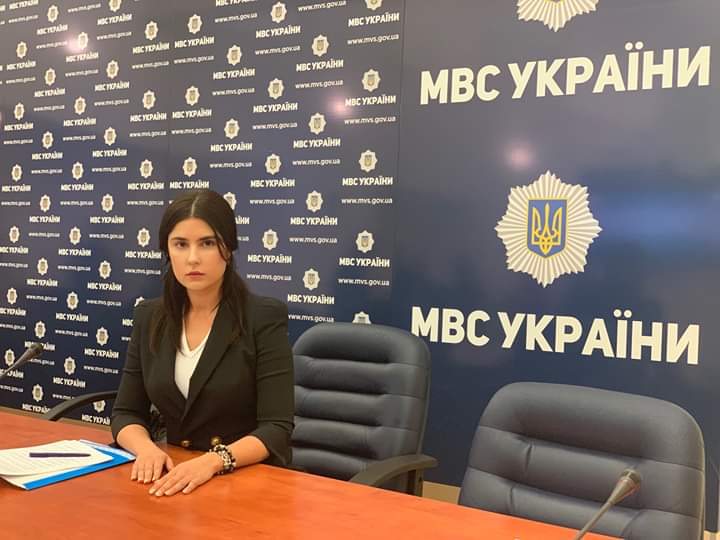 Владлена Каплін у Міністерстві внутрішніх справ України