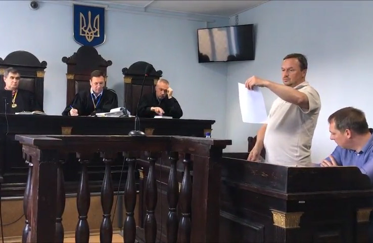 Сергій Кононенко у суді Ленінському районному суді міста Харкова